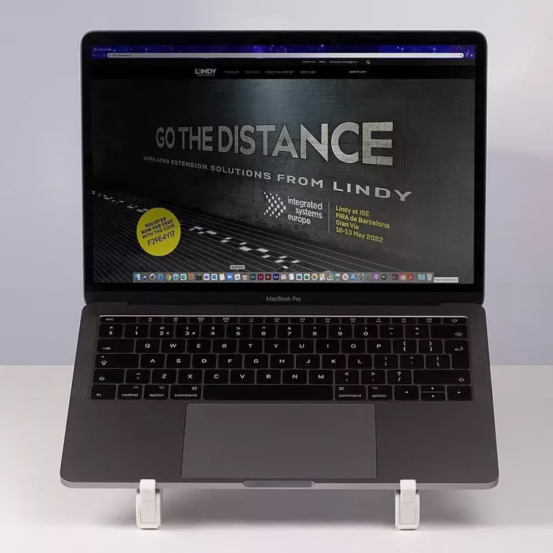 Nešiojamojo kompiuterio stovas Lindy Folding Laptop Riser