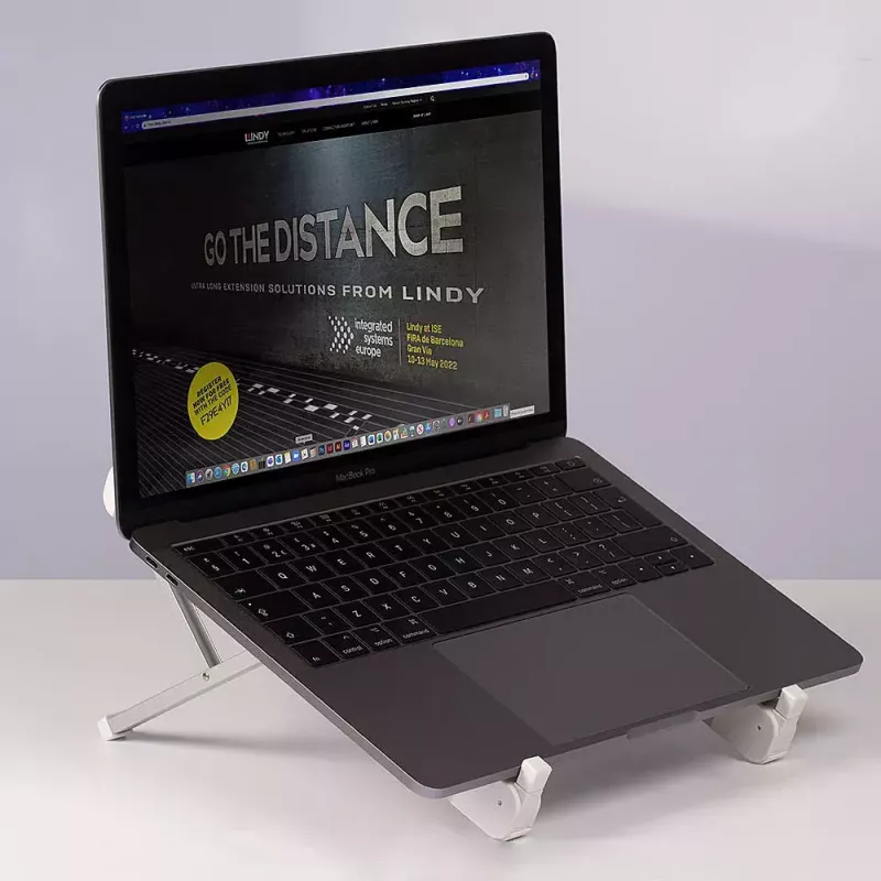 Nešiojamojo kompiuterio stovas Lindy Folding Laptop Riser