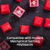 Klavišų dangteliai HyperX Rubber Keycaps Gaming Accessory Kit rožiniai US išdėstymas HyperX ir Cherry MX stiliaus jungikliams