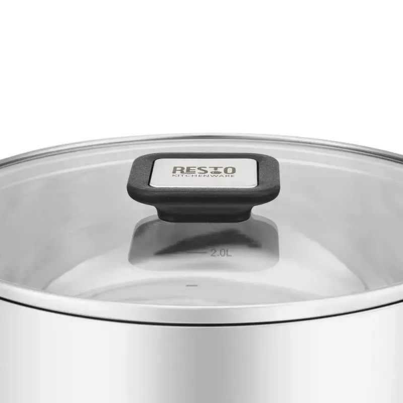 Resto Kitchenware Anser 3,2 L apvalus juodas nerūdijančio plieno