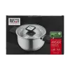 Resto Kitchenware Anser 3,2 L apvalus juodas nerūdijančio plieno
