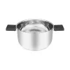Resto Kitchenware Anser 3,2 L apvalus juodas nerūdijančio plieno