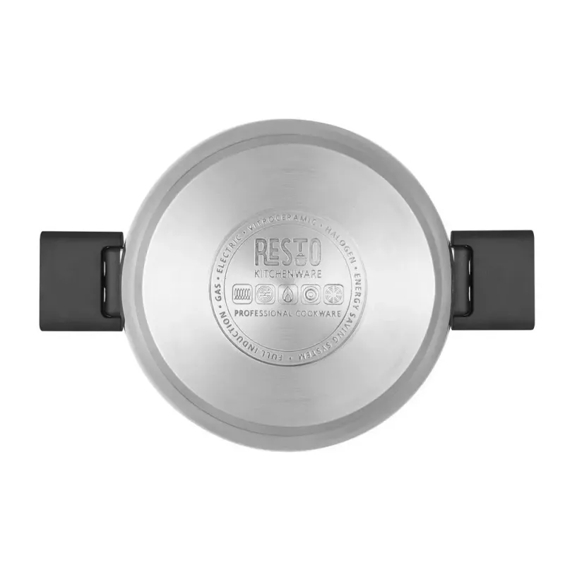 Resto Kitchenware Anser 3,2 L apvalus juodas nerūdijančio plieno