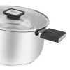 Resto Kitchenware Anser 3,2 L apvalus juodas nerūdijančio plieno