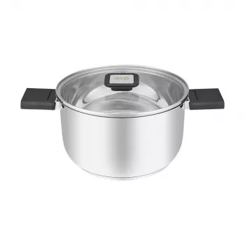 Resto Kitchenware Anser 3,2 L apvalus juodas nerūdijančio plieno