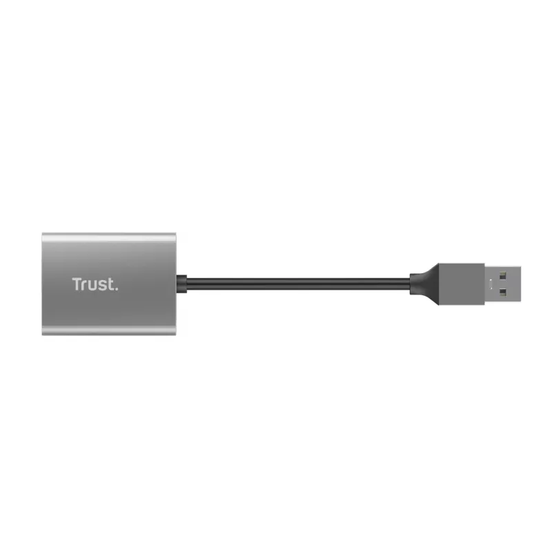 Trust Dalyx kortelių skaitytuvas USB 3.2 Gen 1 (3.1 Gen 1) Aliuminis