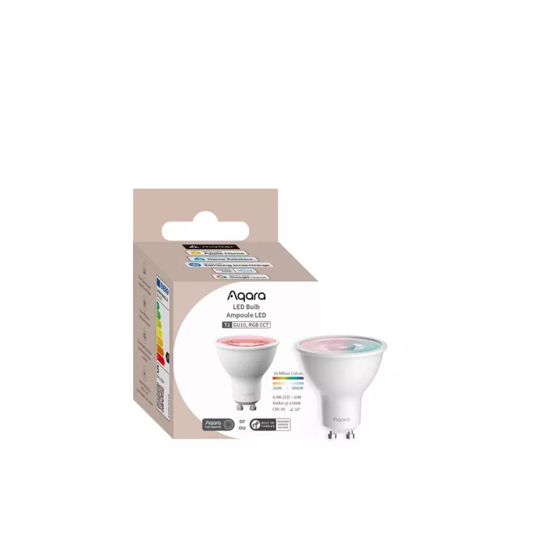 AQARA LED Bulb T2 (GU10, RGB CCT) (LB-L03D) - Zigbee and Thread RGB+CCT LED lemputė