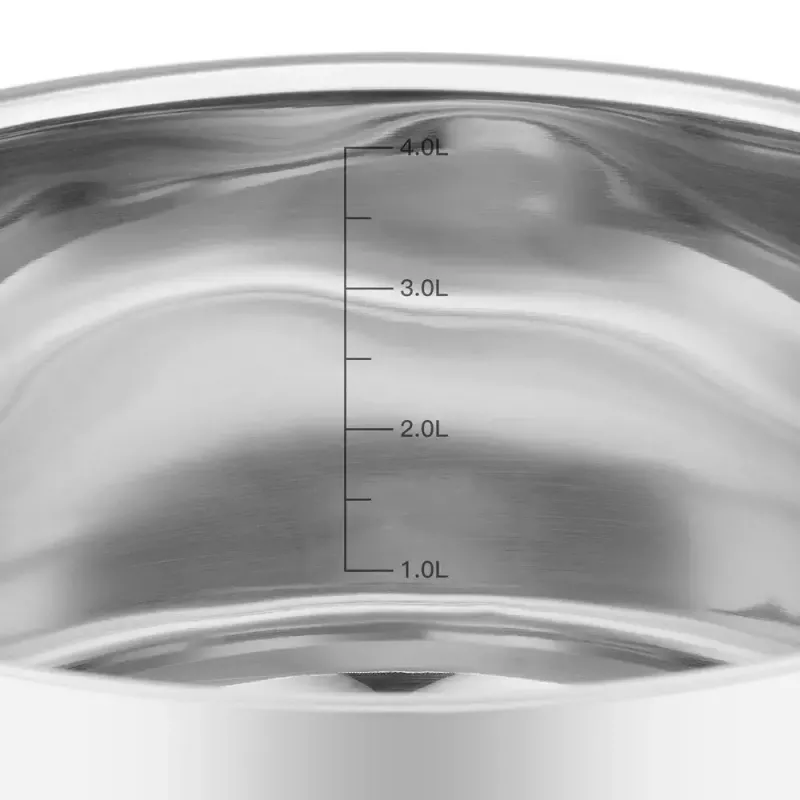 Resto Kitchenware Anser 4,4 L apvali juoda nerūdijančio plieno