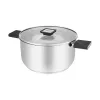 Resto Kitchenware Anser 4,4 L apvali juoda nerūdijančio plieno