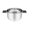 Resto Kitchenware Anser 4,4 L apvali juoda nerūdijančio plieno