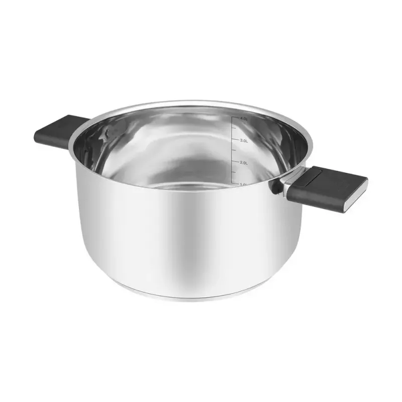 Resto Kitchenware Anser 4,4 L apvali juoda nerūdijančio plieno