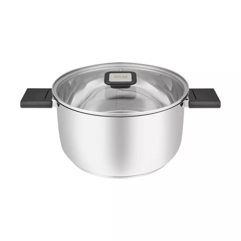 Resto Kitchenware Anser 4,4 L apvali juoda nerūdijančio plieno