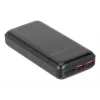 Nešiojama išorinė baterija Rivacase VA2102, ličio polimero, 20000 mAh, Quick Charge 3.0, 2×USB-A + 1×USB-C, 22,5 W, juoda