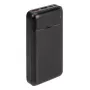 Nešiojama išorinė baterija Rivacase VA2102, ličio polimero, 20000 mAh, Quick Charge 3.0, 2×USB-A + 1×USB-C, 22,5 W, juoda