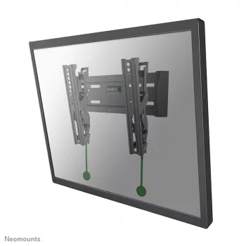 Neomounts NM-W125Juoda TV laikiklis sienai 10-40 colių - pakreipiamas, 101,6 cm (40 colių), 75 x 75 mm, 200 x 200 mm, 0 - 15°, plienas, juodas