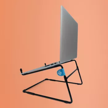 R-Go Tools nešiojamojo kompiuterio stovas R-Go Steel Office, tinka 10-22 colių, juodas