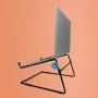 R-Go Tools nešiojamojo kompiuterio stovas R-Go Steel Office, tinka 10-22 colių, juodas