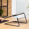R-Go Tools nešiojamojo kompiuterio stovas R-Go Steel Office, tinka 10-22 colių, juodas