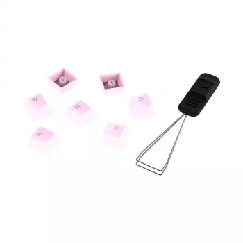 HyperX Full key Set Keycaps - PBT (Pink), klaviatūros dangtelis, termoplastinis poliesteris (PBT), 145 mm, 129 mm, 246 g, rausva