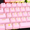 HyperX Full key Set Keycaps - PBT (Pink), klaviatūros dangtelis, termoplastinis poliesteris (PBT), 145 mm, 129 mm, 246 g, rausva