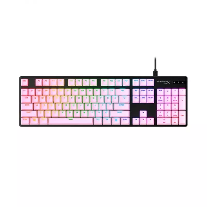 HyperX Full key Set Keycaps - PBT (Pink), klaviatūros dangtelis, termoplastinis poliesteris (PBT), 145 mm, 129 mm, 246 g, rausva