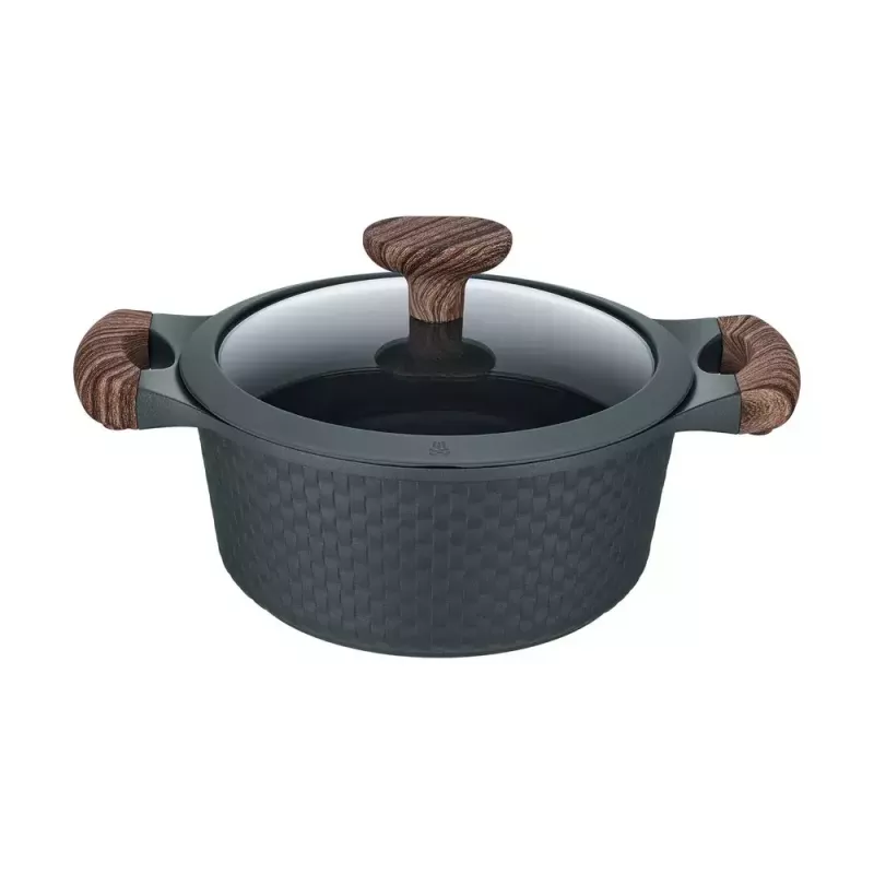 Resto Kitchenware Ran 2,4 l apvalus juodas medis