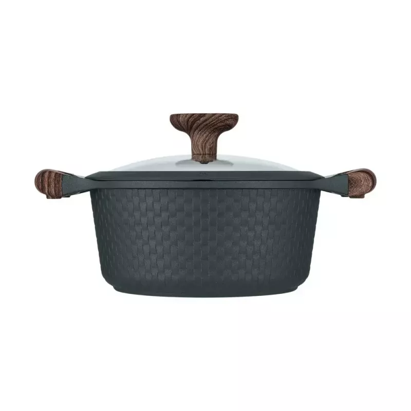 Resto Kitchenware Ran 2,4 l apvalus juodas medis