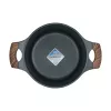 Resto Kitchenware Ran 2,4 l apvalus juodas medis