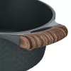 Resto Kitchenware Ran 2,4 l apvalus juodas medis