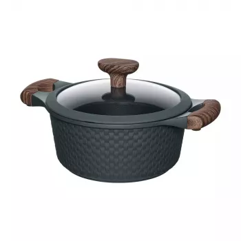 Resto Kitchenware Ran 2,4 l apvalus juodas medis