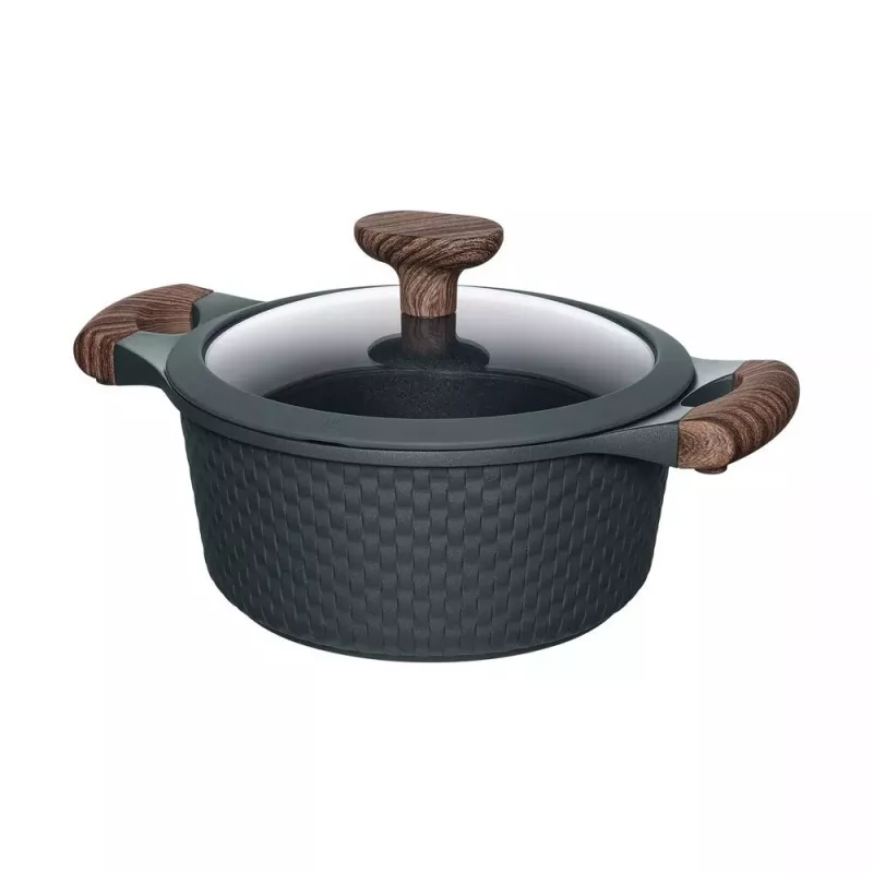 Resto Kitchenware Ran 2,4 l apvalus juodas medis