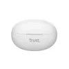 Trust Yavi ausinės, tikras belaidis stereofoninis (TWS), į ausis įdedamos, pokalbiams / muzikai, USB Type-C, Bluetooth, baltos