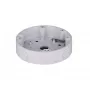 Sujungimo dėžutė DAHUA PFA138 universali balta – 3 kg talpa, Ø 16,1 cm, aukštis 38 mm, 3/4 colio sriegis