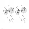 Neomounts FPMA-VESAMAC2127 iMac VESA adapterio plokštė, 21,5-27 colių, VESA 75x75 / 100x100 mm, maks. 15 kg, plieninė, 730 g, sidabrinė