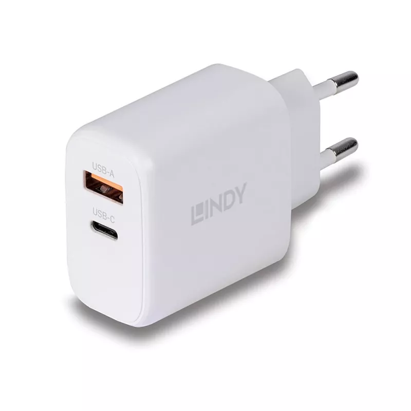 Lindy 73428 mobiliojo įrenginio įkroviklis Universalus Baltas AC Greitasis įkrovimas Vidinis