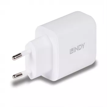 Lindy 73428 mobiliojo įrenginio įkroviklis Universalus Baltas AC Greitasis įkrovimas Vidinis