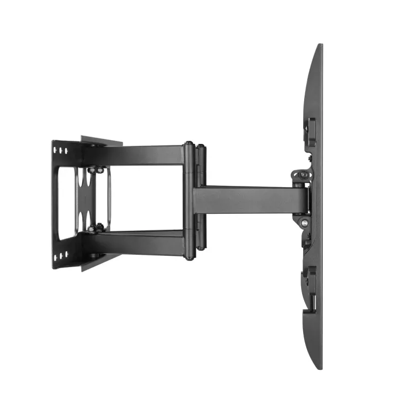 Sieninis TV laikiklis Gembird WM-80ST-02 — fiksuotas/palenkiamas, 37 col.–80 col., VESA iki 600x400, 60 kg, juodas