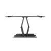 Sieninis TV laikiklis Gembird WM-80ST-02 — fiksuotas/palenkiamas, 37 col.–80 col., VESA iki 600x400, 60 kg, juodas