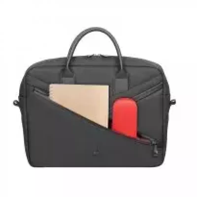 Toploader krepšys Rivacase 8124 35,6 cm (14 colių) juodas 2 skyriai