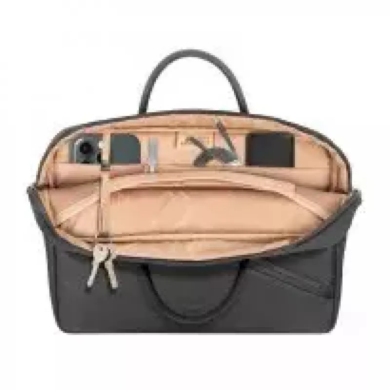 Toploader krepšys Rivacase 8124 35,6 cm (14 colių) juodas 2 skyriai
