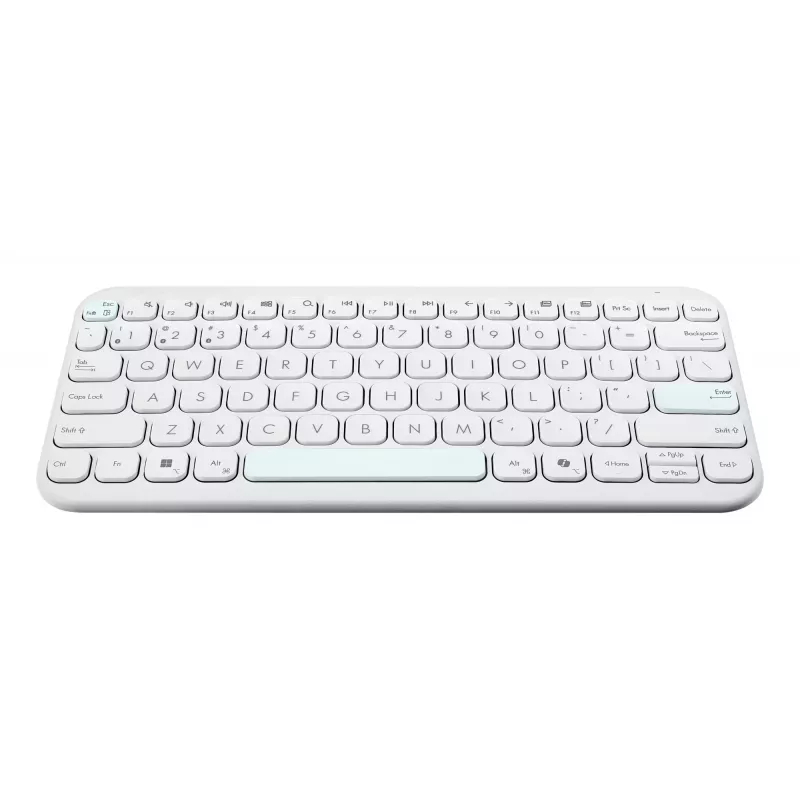 Klaviatūra ASUS Marshmallow KW100 belaidė Bluetooth QWERTY smėlio spalvos