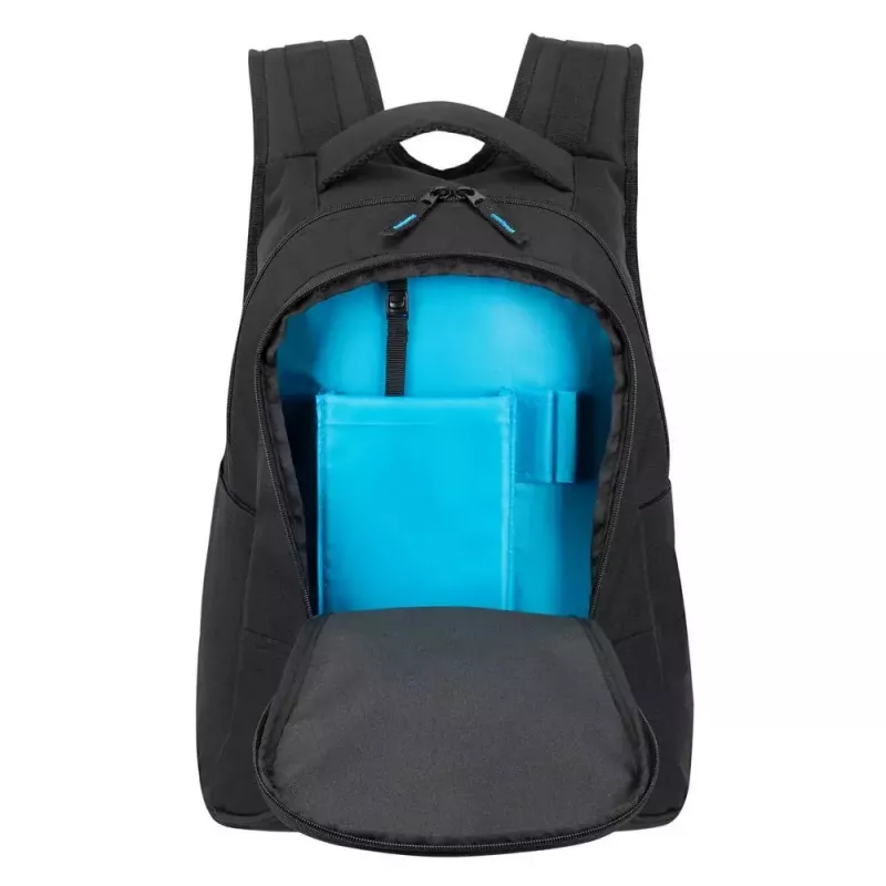 Kasdienė kuprinė Rivacase Gremio 5565, juoda poliesterinė, 350×240×410 mm