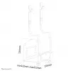 Neomounts CPU-W100Juoda CPU laikiklis - maks. 10 kg - universalus