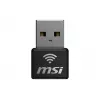 USB adapteris MSI AX1800 Nano WiFi USB 2.0 juodas