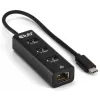 CLUB3D CSV-1549 sąsajos šakotuvas USB Type-C 5000 Mbit/s Juoda