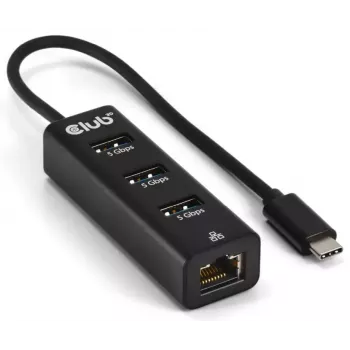 CLUB3D CSV-1549 sąsajos šakotuvas USB Type-C 5000 Mbit/s Juoda