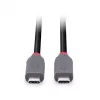 Lindy 0,8 m USB 4 240 W Type C kabelis, Anthra Line