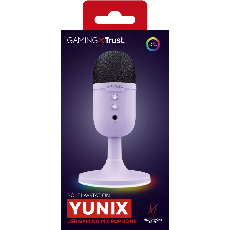 Trust GXT 234P Yunix Purple Stalo mikrofonas