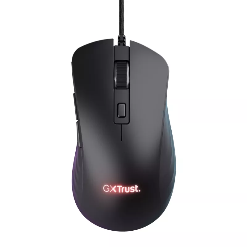 Trust GXT924 YBAR+ pelė Žaidimų Dešiniarankiams USB Type-A Optinė 25600 DPI