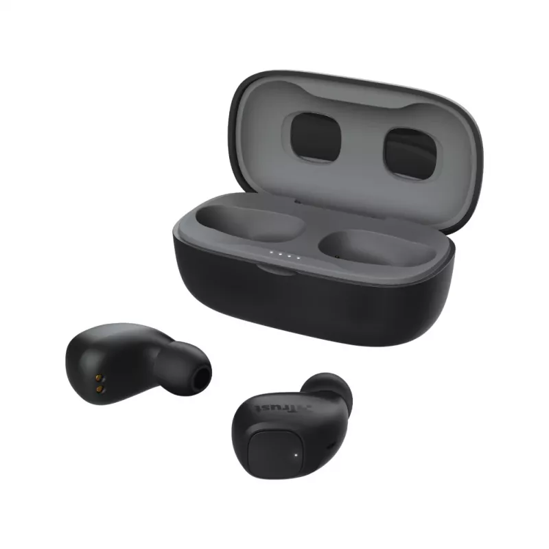 Trust Nika Compact ausinės True Wireless Stereo (TWS) į ausis dedamos skambučiai / muzika Bluetooth juoda